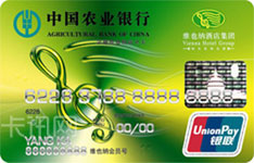 农业银行金穗维也纳联名信用卡（银联版-普卡）