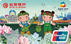 北京银行世园会主题信用卡