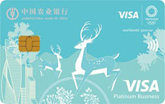 农业银行Visa奥运信用卡（友谊版-白金卡）